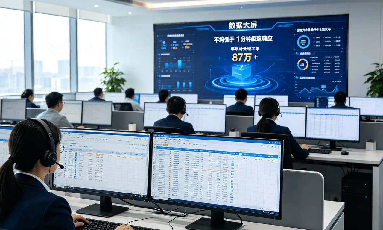 行业标杆级响应效率